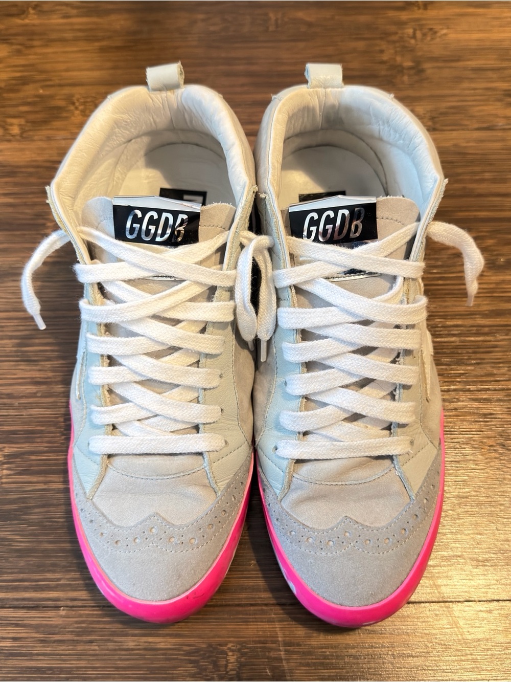 Golden Goose Nubuck Printed Sneakers - Picture 2 of 6